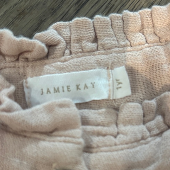 Jamie Kay Blush Ruffle Diaper Cover Set - Picture 2 of 2